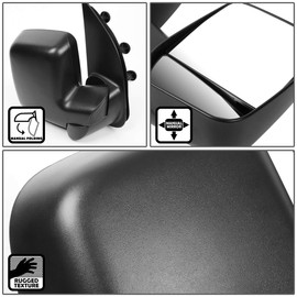Auto Dynasty FO1321253 OE Style Manual Passenger/Right Side View Door Mirror Compatible with Ford E150 E250 E350 E450 02-07