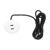 Sofa USB Charging Socket, Universal Flush-Mounted Installation 5V Dual USB