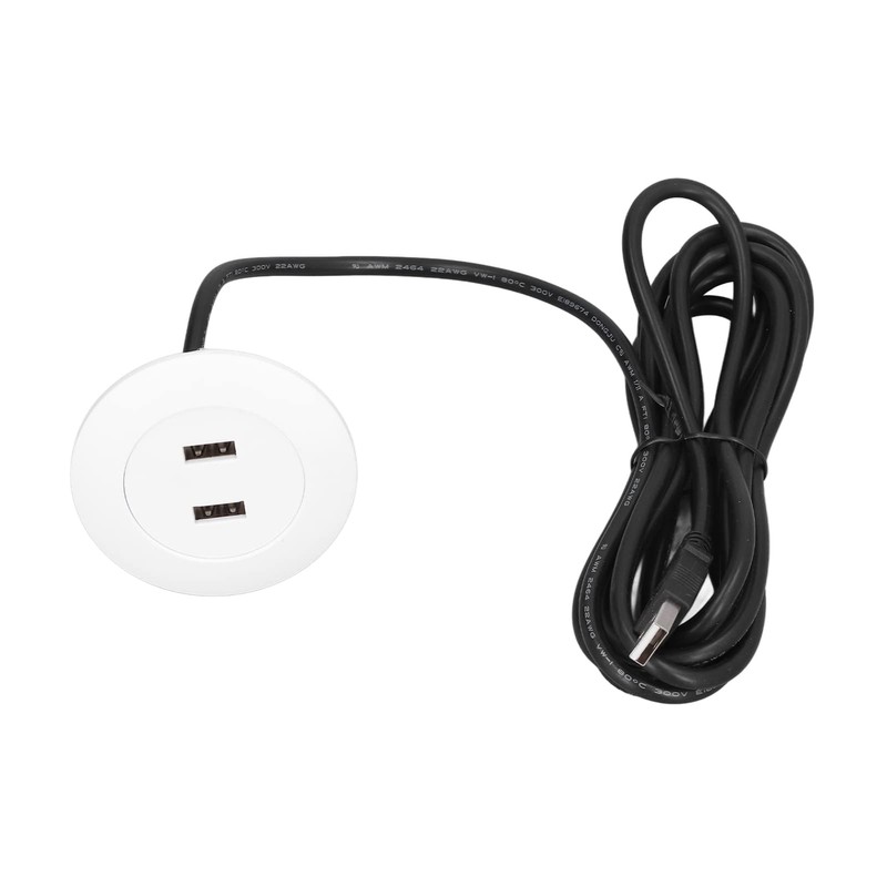 Sofa USB Charging Socket, Universal Flush-Mounted Installation 5V Dual USB