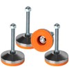 MROUDELUO Heavy Duty Leveling feet,Leg Leveler 3.14" Dia Base,Adjustable Leveling