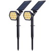 Nekteck Solar Lights Outdoor,10 LED Landscape Spotlights Solar Powered Wall