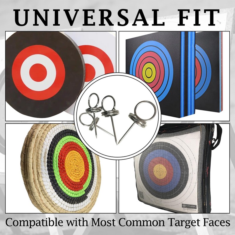 THREE ARCHERS Archery Target Pins 304 Stainless Steel –Universal Fit