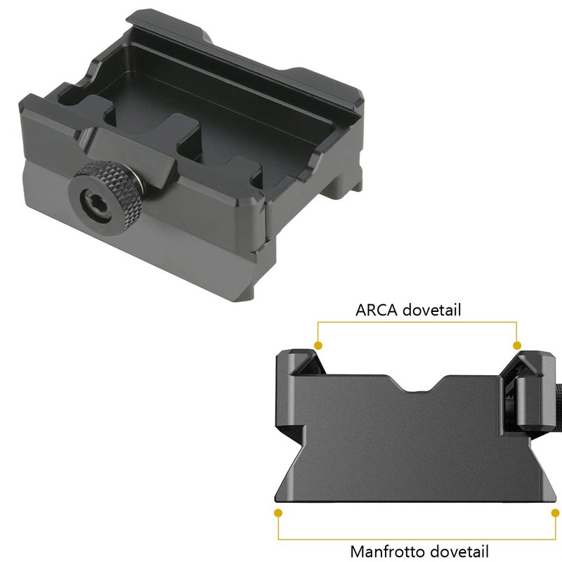 NICEYRIG Quick Release Clamp for ARCA Swiss Standard, with Bottom