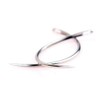 10Pcs Silver Veterinary Suture Needles for Animal Surgical Needle and