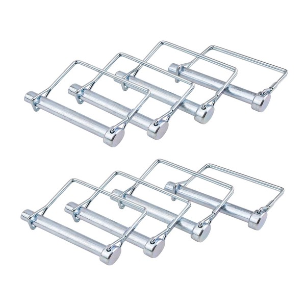 Truleego 8 Pack Trailer Coupler Pin 3/8x4in Towing Hitch Pin