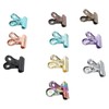 10pcs Colored Hinge Clips Dustproof Rustproof Electroplated Metal Hinge Clips