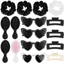 Elcoho 16 Coleteros para Dama de Honor, Regalos de Propuesta, Coleteros, Pinzas para El Pelo, Pinzas para El Pelo de Despedida de Soltera, Peines para Gafas de Sol En Forma de Corazón, Regalo para Niñ