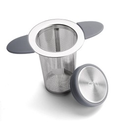Simple Modern Tea Infuser Reusable Strainer Steeper for Loose Leaf, 18/8 Stainless Steel Mesh, Slate Gray