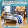 ReliThick 4 Pcs Bed Frame Toe Protectors 6" Bed Frame