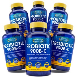 Nutrition Essentials GMP Certified Probiotic Dietary Supplement 6 Bottles 360 Capsules