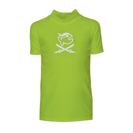 IQ-UV iQ-Company Children's Shirt UV 300 Protection Rash Guard T-Shirt, Children's, 300 Kinder Shirt, UV-Schutz T-Shirt, Neon-Green, 12 Years