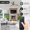Humpptom Ceiling Fan Remote Control Kit, Small Size Receiver Ceiling