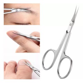 Curtis Tijera Curva Corta Uñas Punta Fina Acero Inoxidable Manicure