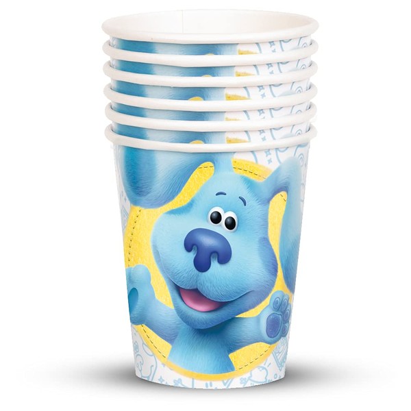 Unique Blue's Clues Paper Cups-9oz I Pack of 8 Cups, 8 Count (Pack of 1), Multicolor