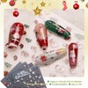 U-Shinein 10 Sheet Christmas Nail Stickers, Christmas Nail Art Stickers