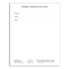 BookFactory Maintenance Log Book - 120 Pages, 8'' x 10'',