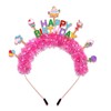NVENF - Tiara de cumpleaños con corona para mujer, diadema