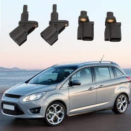 Effitnee Front Rear Left Right ABS Sensor for Focus Mk2 Mk3 Galaxy Kuga Mondeo SMax CMax 3 BK BL 5 CW V0lv0 C30 S40 3M5T-2B372-BD