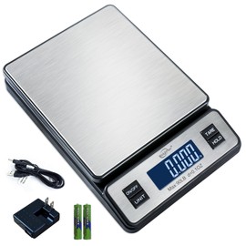 Weighmax W-2809 90 LB X 0.1 OZ Durable Stainless Steel Digital Postal Scale, Shipping Scale With AC adapter, 1 Pack