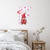 White Initial Letter F Valentine's Day Gnomes Living Room Wall