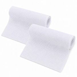 2pack Needlepoint Canvas 13 Mesh, 17 x 20 in, Blank White Embroidery Cloth