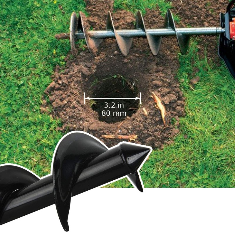 ASelected Earth Auger for Drill, Garden, Drill, Diameter 83 mm