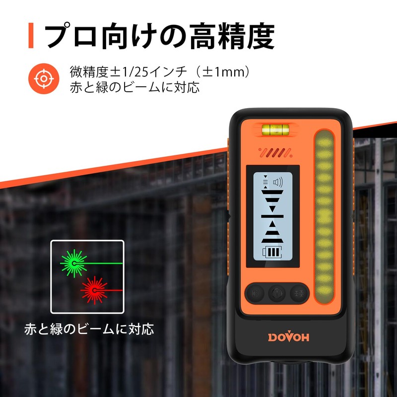 DOVOH Laser Markers, Laser Receiver Compatible with Green Laser with
