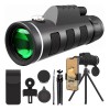 Burkey Monocular Telescopio Para Celular 40x60 Hd Con Clip Trípoide