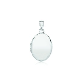 EDS Jewels WJS33107 Classic 925 Sterling Silver Women's Locket 23 mm x 14 mm, Metal