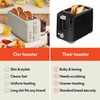 bella 4 Slice Slim Toaster, Fits-anywhere™ Kitchenware, 6 Setting Shade