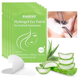 50 parches para extensiones de pestañas, parches de hidrogel para debajo de los ojos, parches para pestañas, parches a granel, tecnología imprescindible para pestañas, accesorios para parches.