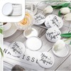 Hoolerry 24 Pcs Inspirational Compact Mirror Round Portable Pocket Makeup