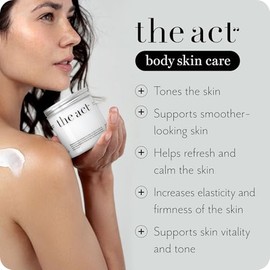The Act Crema Corporal Reafirmante – Crema Hidratante Con Café Verde Y Loto – Suaviza Y Nutre La Piel Para Una Experiencia De Spa Para Hombres Y Mujer