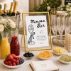 Calculs Mimosa Bar Wedding Sign, 8x10 Gold Floating Picture Frame
