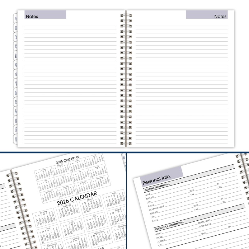 AT-A-GLANCE 2026 Planner Refill, Weekly & Monthly, 7" x 8.75",