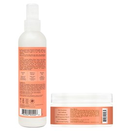 Shea Moisture Kids Curly Hair Care Set – Coconut & Hibiscus Curling Butter Cream + Extra-Moisturizing Detangler Spray for Kids with Wavy, Thick & Frizzy Hair (2 Piece Set)