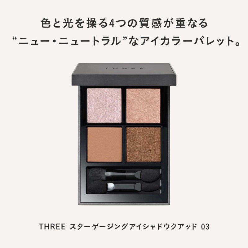 THREE Eye Color Star Gaging Eye Shadow Quad 03 Breathless