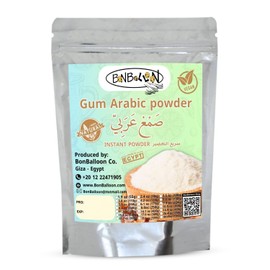 Gum Arabic Instant Powder Aacia Traditional Premium Hashab Acacia Arab Pure Natural Arabian Herb Dried Herbal Bulk Food Herbs Non Gmo Kosher Halal (1 Pack = 5.29 oz / 150 gm) صمغ عربي مطحون