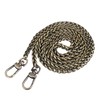 Mxfans Antique Brass Iron Handbag Chain 120cm, bronze