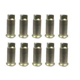 Dayton Parts Ten M-132 RH Stud-Piloted Budd Wheel Inner Cap Nuts - 3-1/16" Long