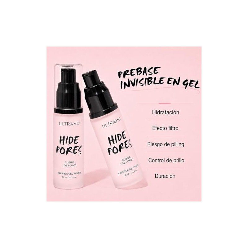 Primer de Maquillaje, Prebase de Maquillaje en Gel, Minimizador de