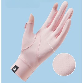 Thin Ice Silk Sun Gloves for Women UV Protection Driving Cycling Gloves UPF 50+ Touchscreen Breathable Anti-Slip Lightweight Summer Outdoor