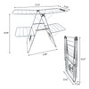 SONWIN Large Capacity Double Drying Rack, Folding Rustproof Drying Rack