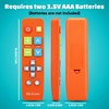 EZclicker Big Button Universal TV Remote (Orange) Simple Easy to