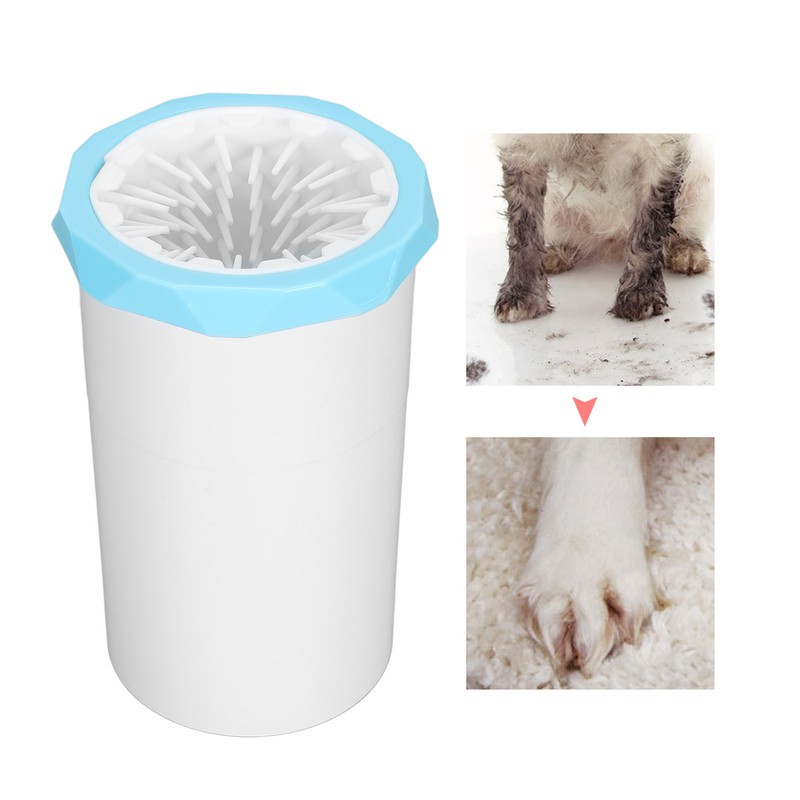 Automatic Dog Paw Cleaner Multifunction Powerful Silicone Bristles Rechargeable Portable