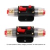 12‑24V Inline Circuit Breaker with Manual Reset Fuse Holder Battery