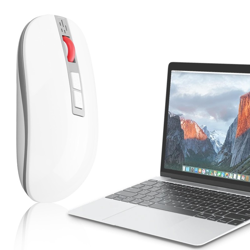 ELFJMZP AI Smart Voice Mouse, 2-Mode Bluetooth and 2.4G Wireless