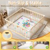 Abdtech Baby Wooden Playpen for Toddler and Babies - 43