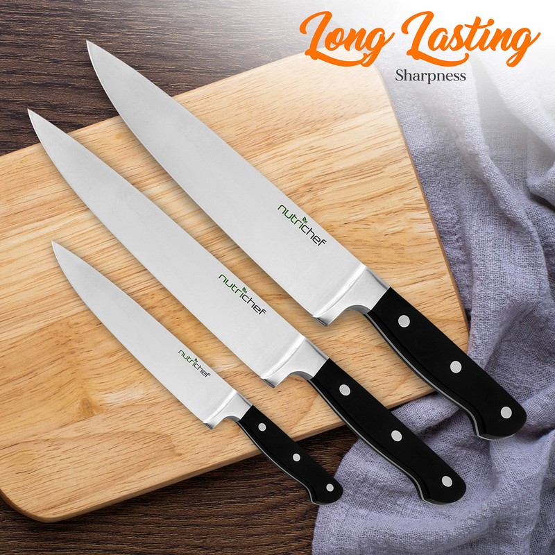 13 Piece Kitchen Knife Set - German Stainless Steel Kitchen