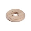 ElekTek Ceiling Rose with 3 Hooks with Matching Screws, Strain